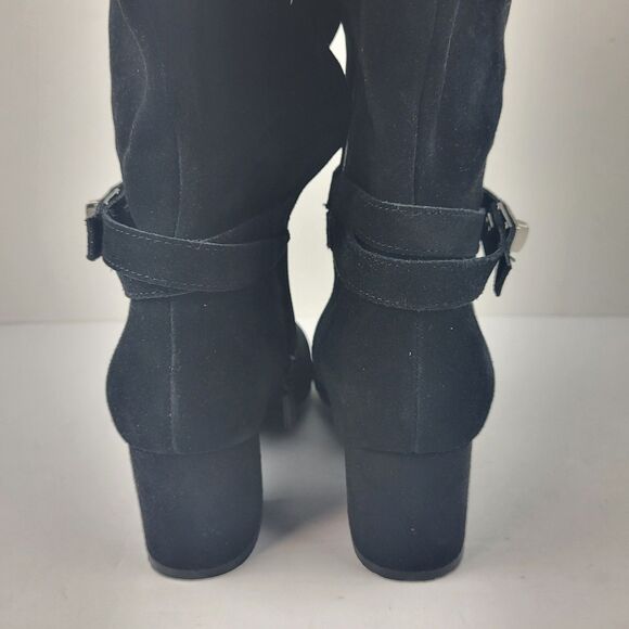 BLONDO ASHLEY Waterproof Knee High Boot Faux leather suede Black 8.5M - Picture 9 of 15
